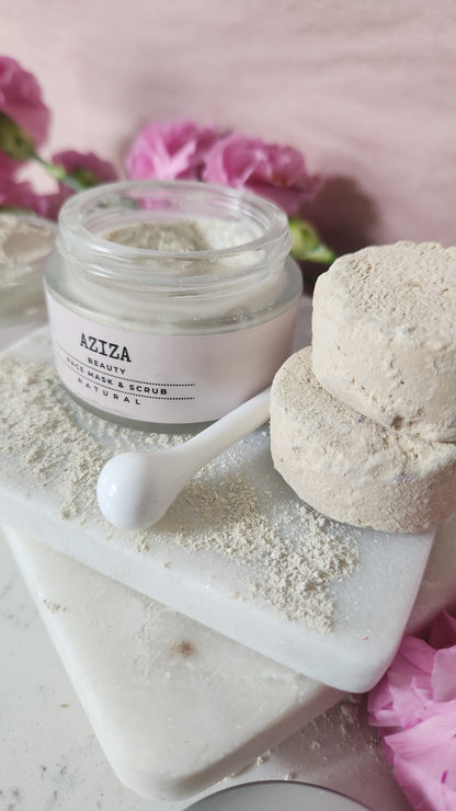 Aziza Beauty Face Mask + Scrub