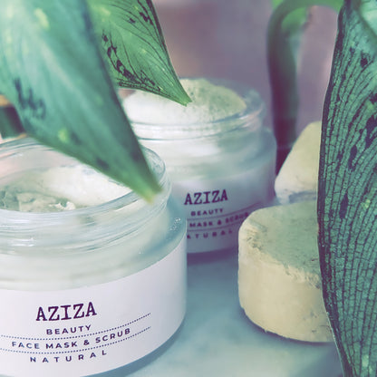 Aziza Beauty Face Mask + Scrub
