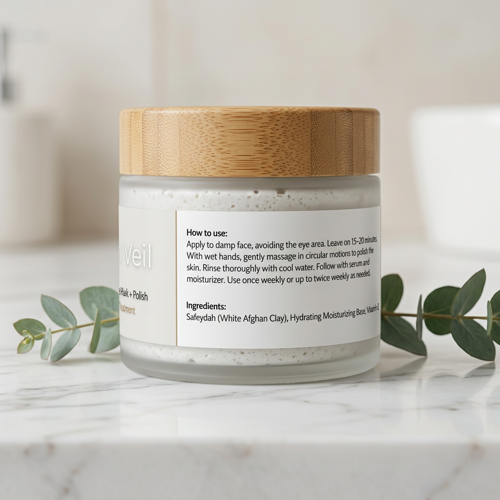 Pearl Veil - Softening Face Mask + Polish